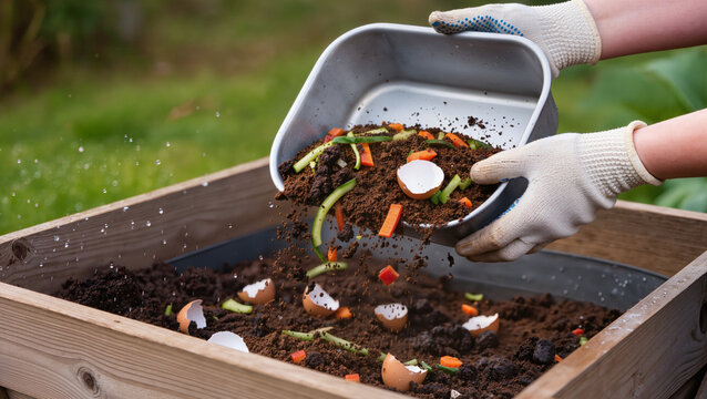 Eco-Friendly Gardening and Organic Waste Recycling at Home