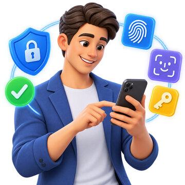 Passwordless Passkey Authentication Concept
