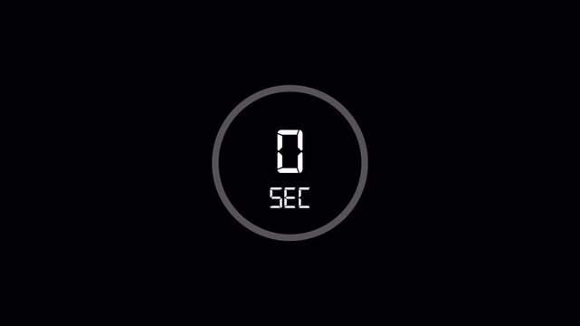 Modern countdown time. go animated 3 2 1 counting down go text on black background. three seconds countdown timer on a transparent background.

