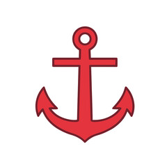 Red anchor graphic © rlisa