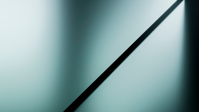 Abstract geometric shapes with shadows on a blue-gray surface