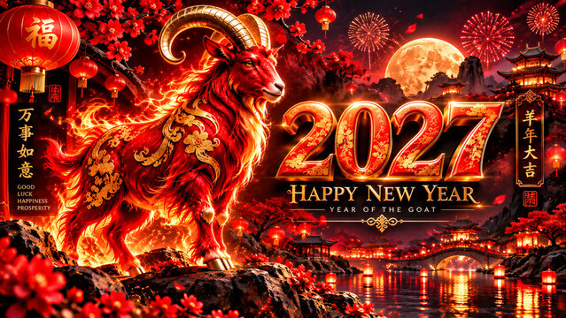 Chinese New Year 2027 &ndash; Year of the Goat