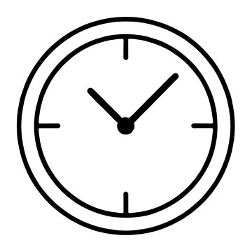 vector clock icon isolated PNG transparent