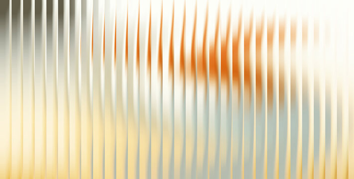 Abstract vertical stripes with orange, white, and grey color gradients