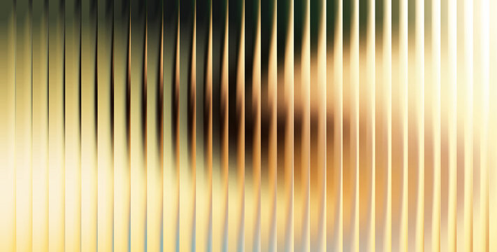 Vertical gold and black ribbed texture with soft blurred lighting