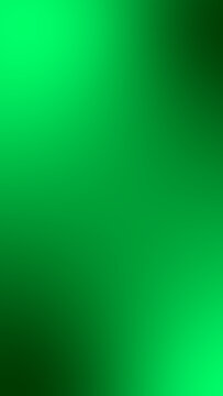 Vertical Abstract Green Gradient Background with Soft Glowing Light. Emerald Lime Mobile Wallpaper, Seamless Loop 4K Motion Graphic
