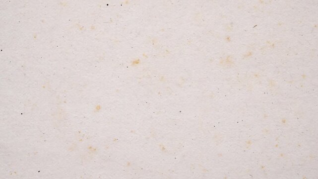 Aged White Paper Texture Background with Yellow Vintage Foxing Spots Stop Motion