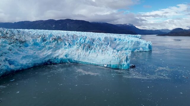 Dramatic glacier in Patagonia