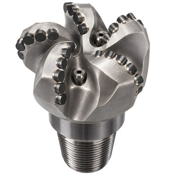 Geothermal PDC Drill Bit Crown Matrix Body for Deep Boreholes Cutout Isolated
