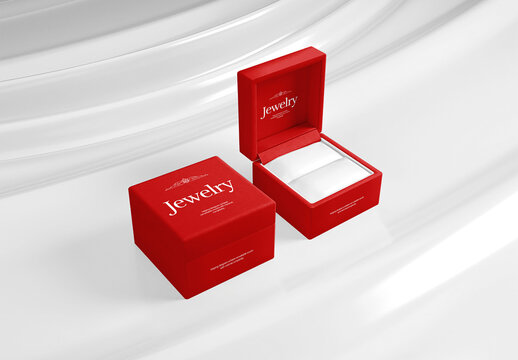 Jewelry Box Mockup