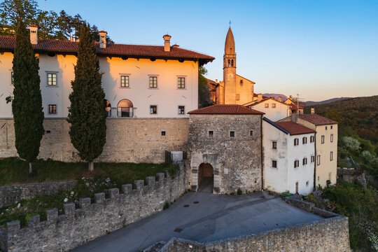 City gate of &Scaron;tanjel and Church of St Daniel in a Church