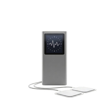 TENS unit with electrode pads for pain relief therapy