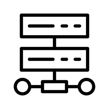 Database Icon Vector Symbol Design Illustration