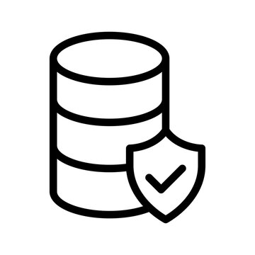 Data Icon Vector Symbol Design Illustration