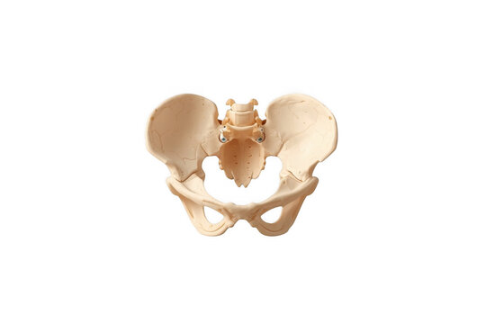 Human Pelvis Bone Anatomical Model Front View