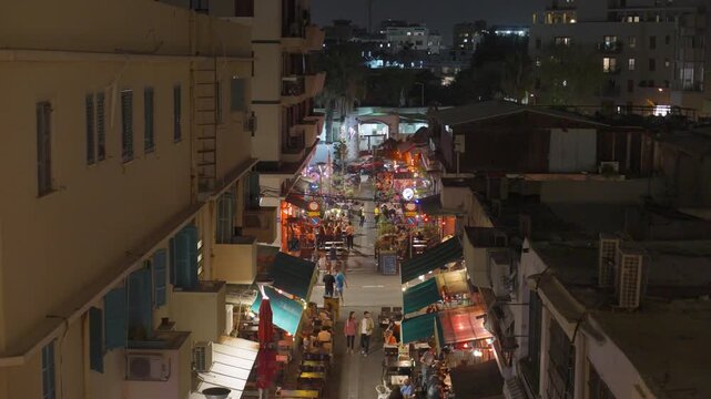 Tel Aviv Jaffa flea market night