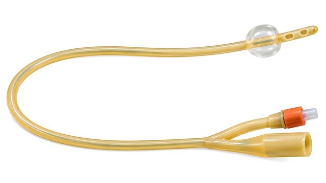 Foley urinary catheter isolated medical device