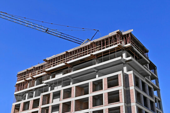 Construction of multi-story residential house