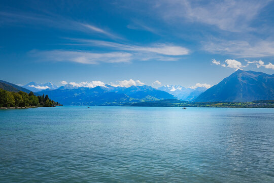 Lake Thunersee Interlaken Switzerland