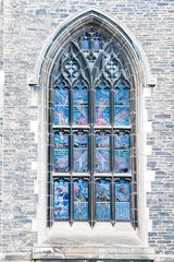 Obraz premium Colonial style stained glass window, Toronto