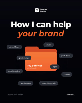 Poster Social Media Set for Finance Education Business Marketing IT