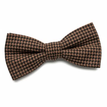 Black bow tie with pink floral pattern
