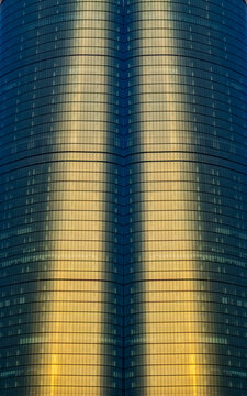 Windows of Modern Office Building. Glass building skyscraper texture in Shanghai, China