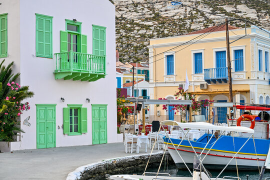 Fishermen's boats of Kastellorizo, Greece   