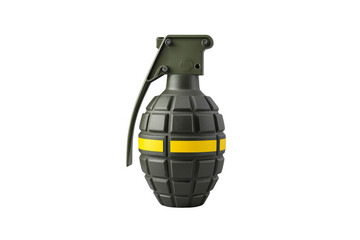 Obraz premium Black Hand Grenade with Yellow Band