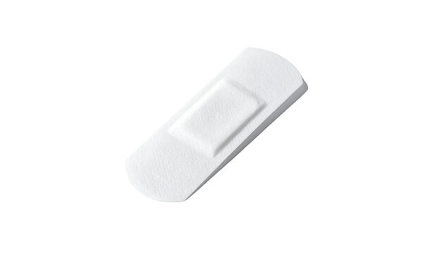 adhesive bandage plaster for first aid, isolated on transparent background