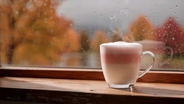 cup of coffee and cookies, autumn vibe