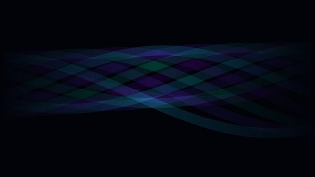 Abstract Dark Blue Wavy Geometric Pattern Motion Background