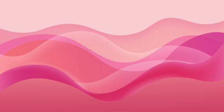 modern abstract background with gradient pink  wavy shapes  , for poster. banner, web design, header, cover, billboard, brochure, social media, vector