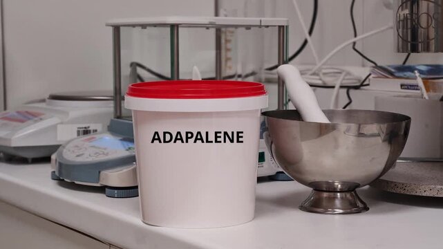 ADAPALENE semisolid topical cream preparation for localized skin use