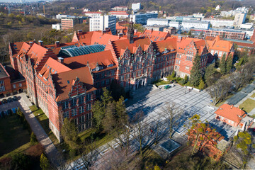 panorama miasta -Politechnika Gdanska. Pomorskie © WojciechWojcik