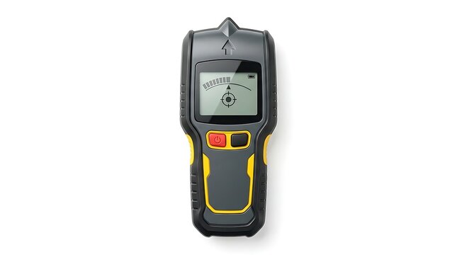 Modern metal detector with digital display
