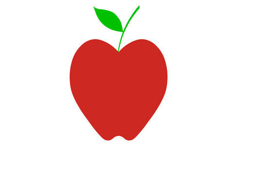 heart shaped apple Happy Teachers' Day  