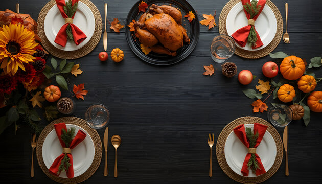 thanksgiving background  with text space 