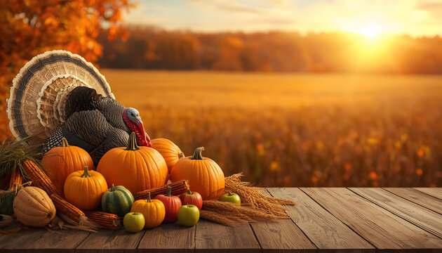 thanksgiving background  with text space 