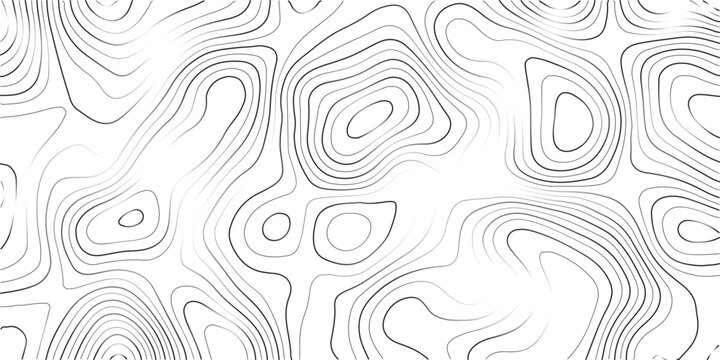 Monochrome topographical map lines seamless style pattern with topographic topography abstract geography elevation