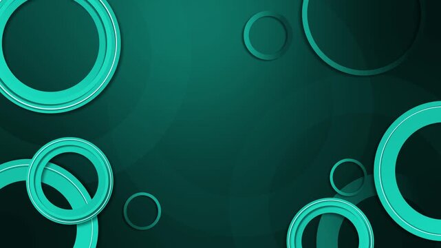 Abstract background with layered circular rings modern geometric design animation