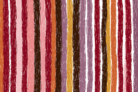 Vertical striped pattern with textured brushstrokes in shades of red stripes brushstroke texturedpattern