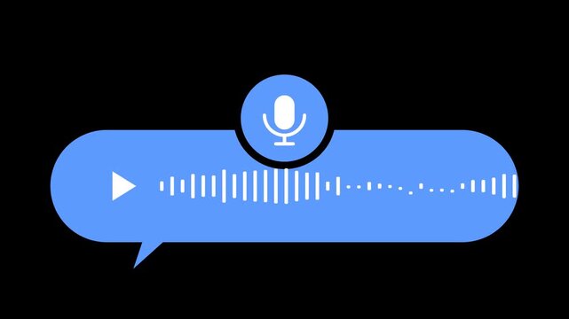 Animated Audio Wave Sound Frequency Voice Search Ui Bar Animation Motion Graphic Loop Featuring Modern Design Elements for Digital Media and Corporate Presentations
