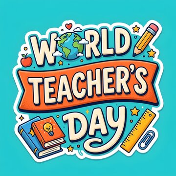 World Teachers Day sticker
