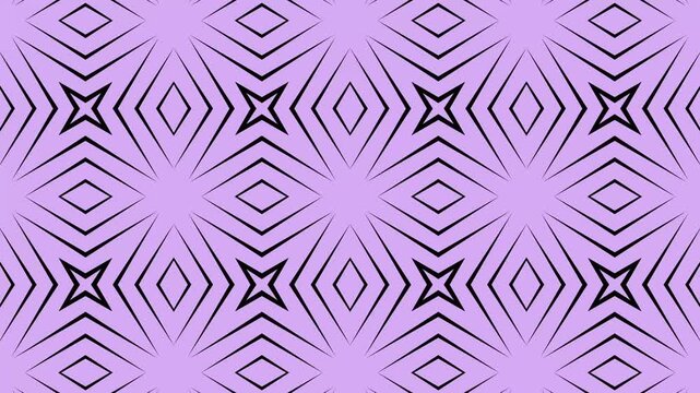 Seamless Geometric Pattern Motion Background