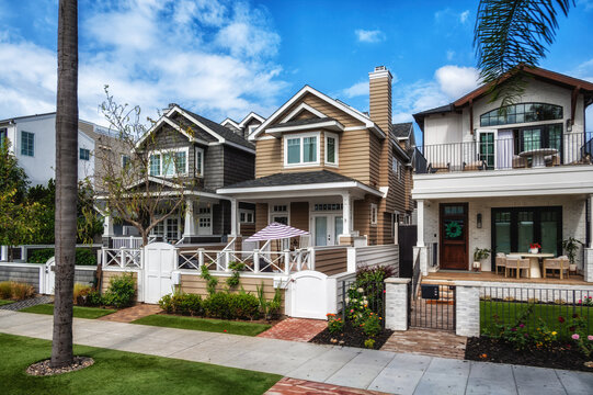 Housing on North Island, Coronado, San Diego County, California, United States