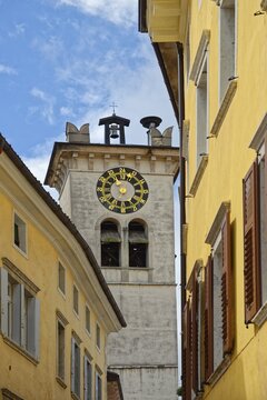 Tower clock Cosa Vedere, Rovereto, Trentino-Alto Adige, Italy