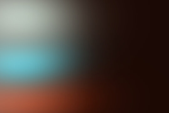 Smooth, abstract gradient background with soft, blurred colors blending from dark tones to light gray, blue, and warm orange-red, creating a moody, atmospheric lighting effect. Light background