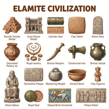 Ancient Elamite Artifacts from Susa and Southwestern Iran