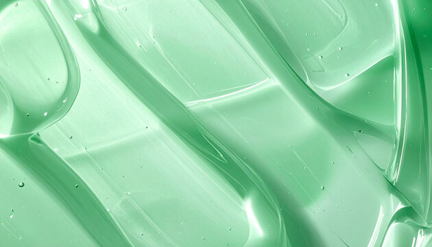 Macro texture background of milky translucent moisturizing gel　乳白色の保湿ジェルを塗り広げたマクロテクスチャ背景
